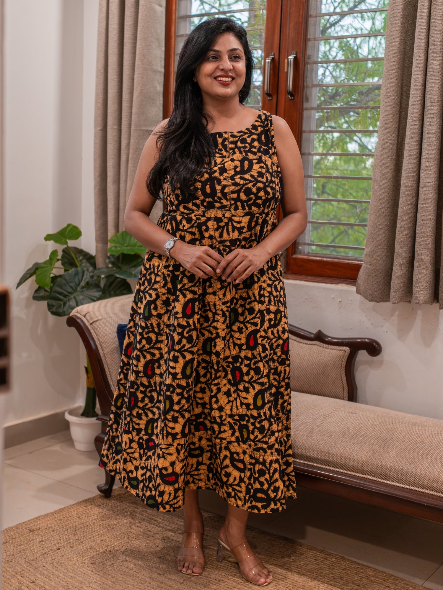 batik dress design Summer Batik Dress: Green Chen Burkett New York