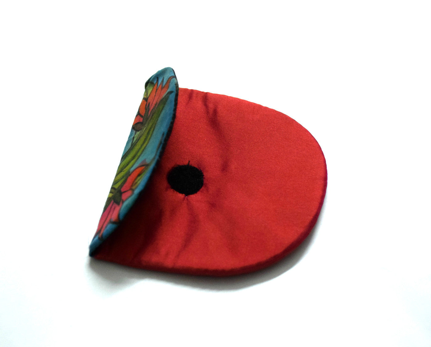 Red Silk Coin Pouch