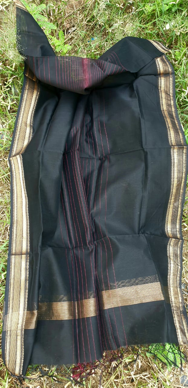 Exclusive Handwoven Cotton Silk Dupattas Online