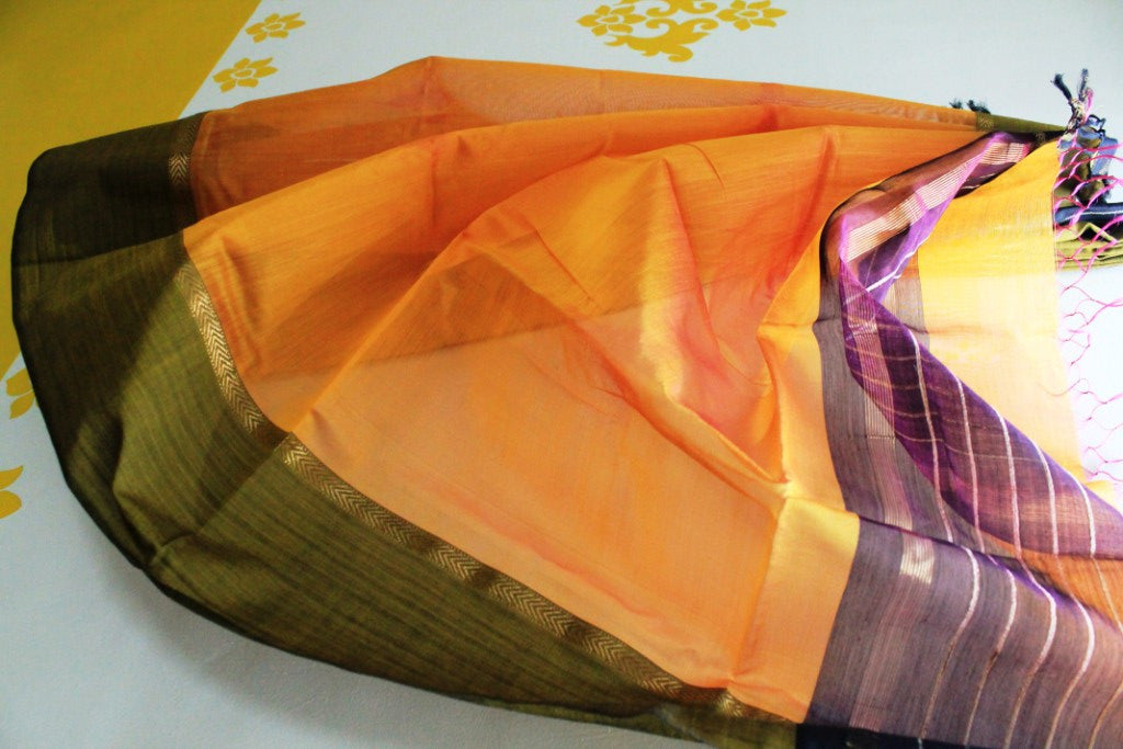 Maheshwari MultiShade Silk Dupatta