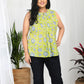 Mahee Cotton Sleeveless Floral Top