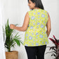 Mahee Cotton Sleeveless Floral Top