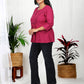 Tapsi Purple Cotton Checkered Top