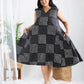 Darzaania Poorvi Block Print Cotton Dress