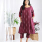 Darzaania Helena Winish Ikkat Cotton Co-ord Set
