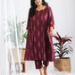 Darzaania Helena Winish Ikkat Cotton Co-ord Set