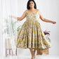 Darzaania Nora Ajrakh Pure Cotton Strap Dress