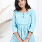 Darzaania Ikat Cotton Tops 