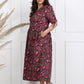 ankle length cotton printed dresses for women