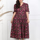 button down long dresses for women