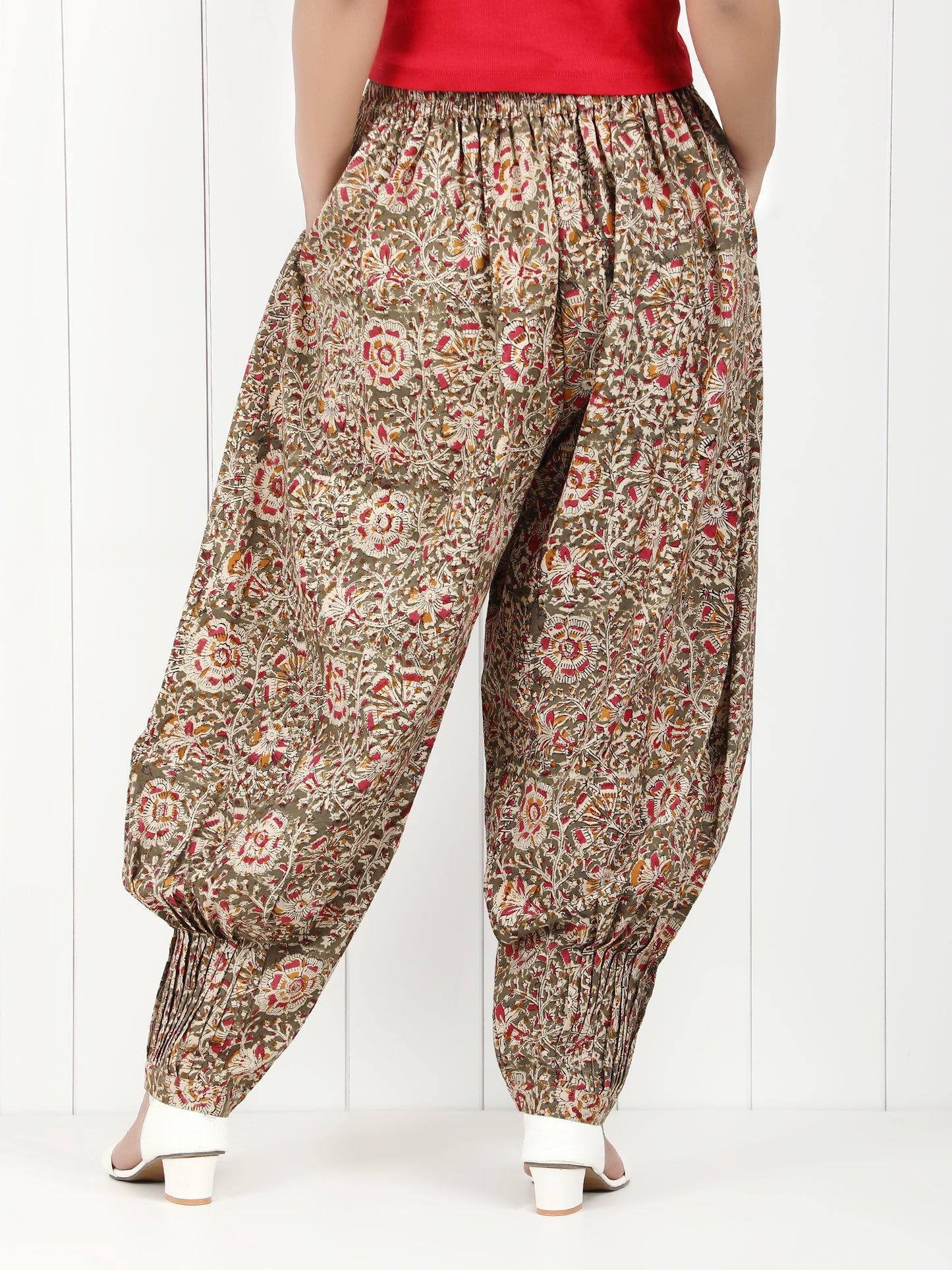 Kalamkari harem pants for women