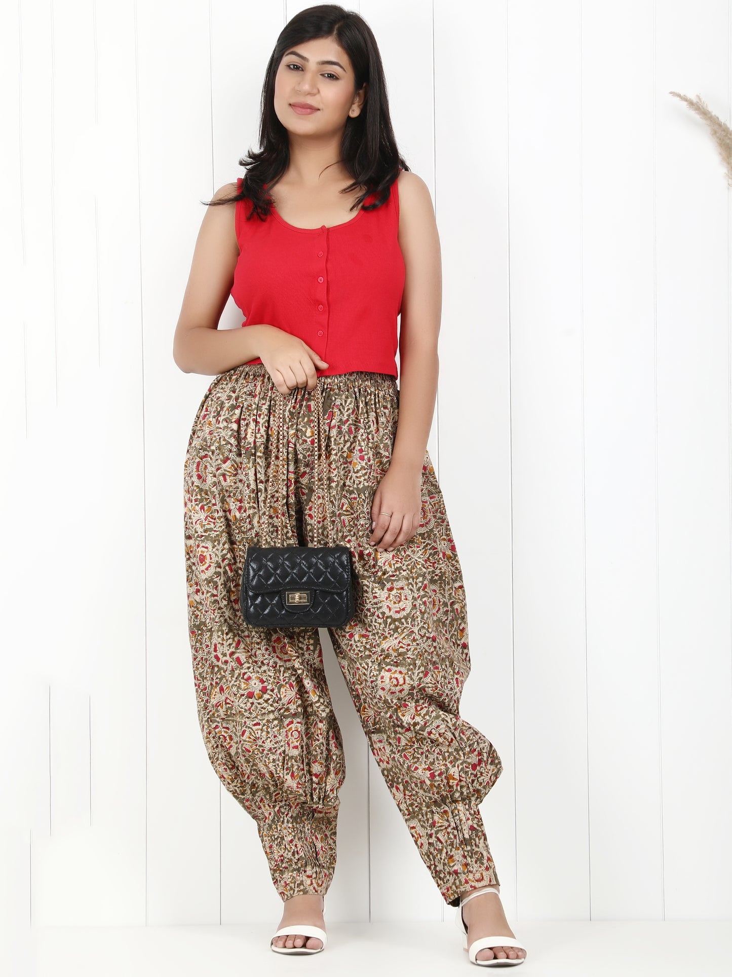 Kalamlari Smart Cotton Free Size Pants for Girls & Women