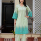Darzaania Amaya Haze printed cotton kurta set for women
