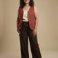 Ikkat Jacket for Women by Darzaania