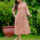Darzaania Avni Collared Button Down Dress
