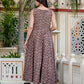 Brown Ajrakh Dress online