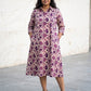 Collared Pure cotton plus sizes dresses for women by Darzaania S to 6XL + sizes