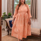 Neroli Batik Work Handblocked Cool Cotton Dress