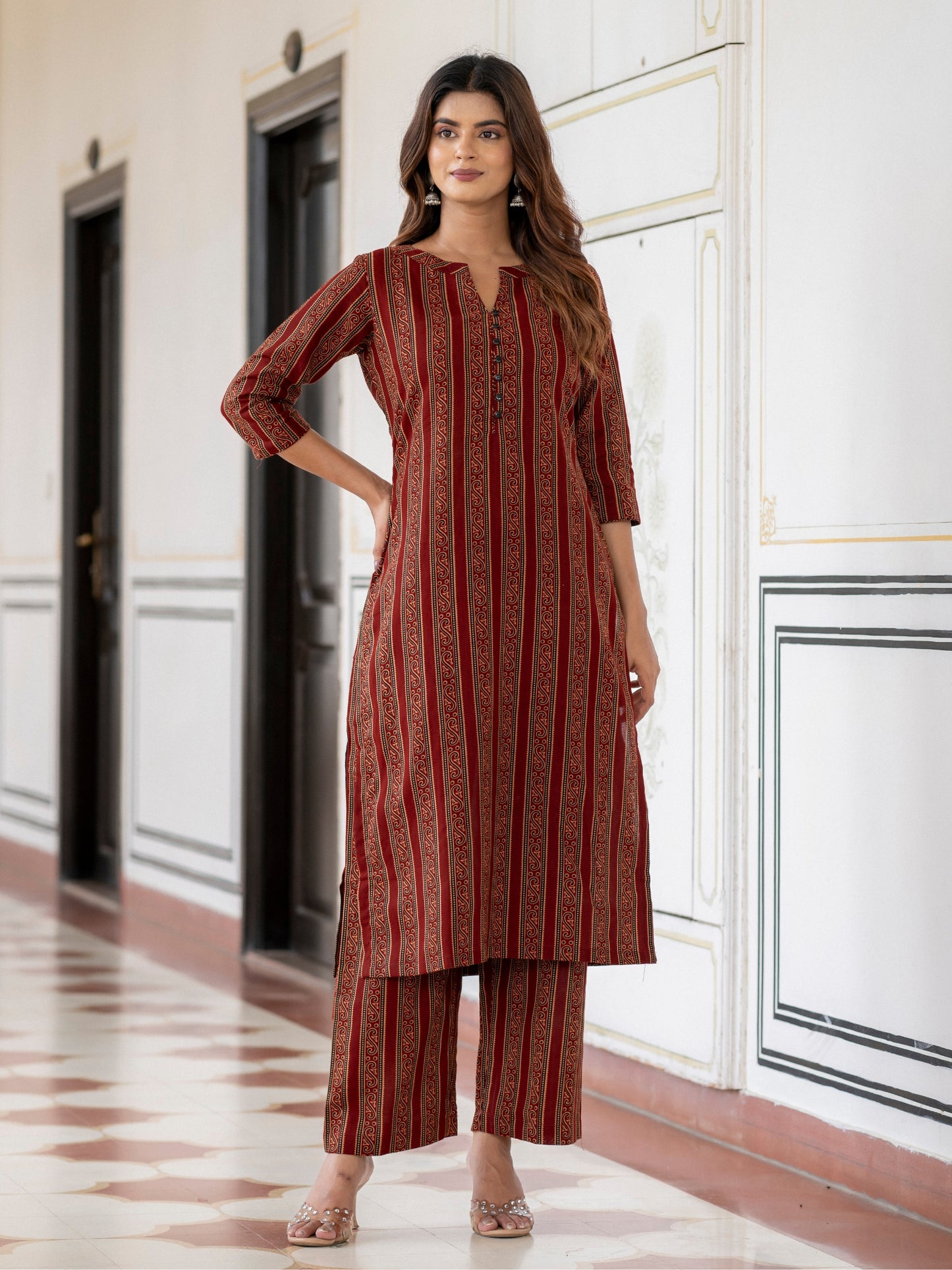 Darzaania Zaira Pure Cotton Kurta Set