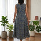 Blue teal spiral vacation wear by darzaania