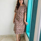Zaira Kalamkari Cotton Midi Dress