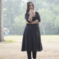 black ikkat cotton coord