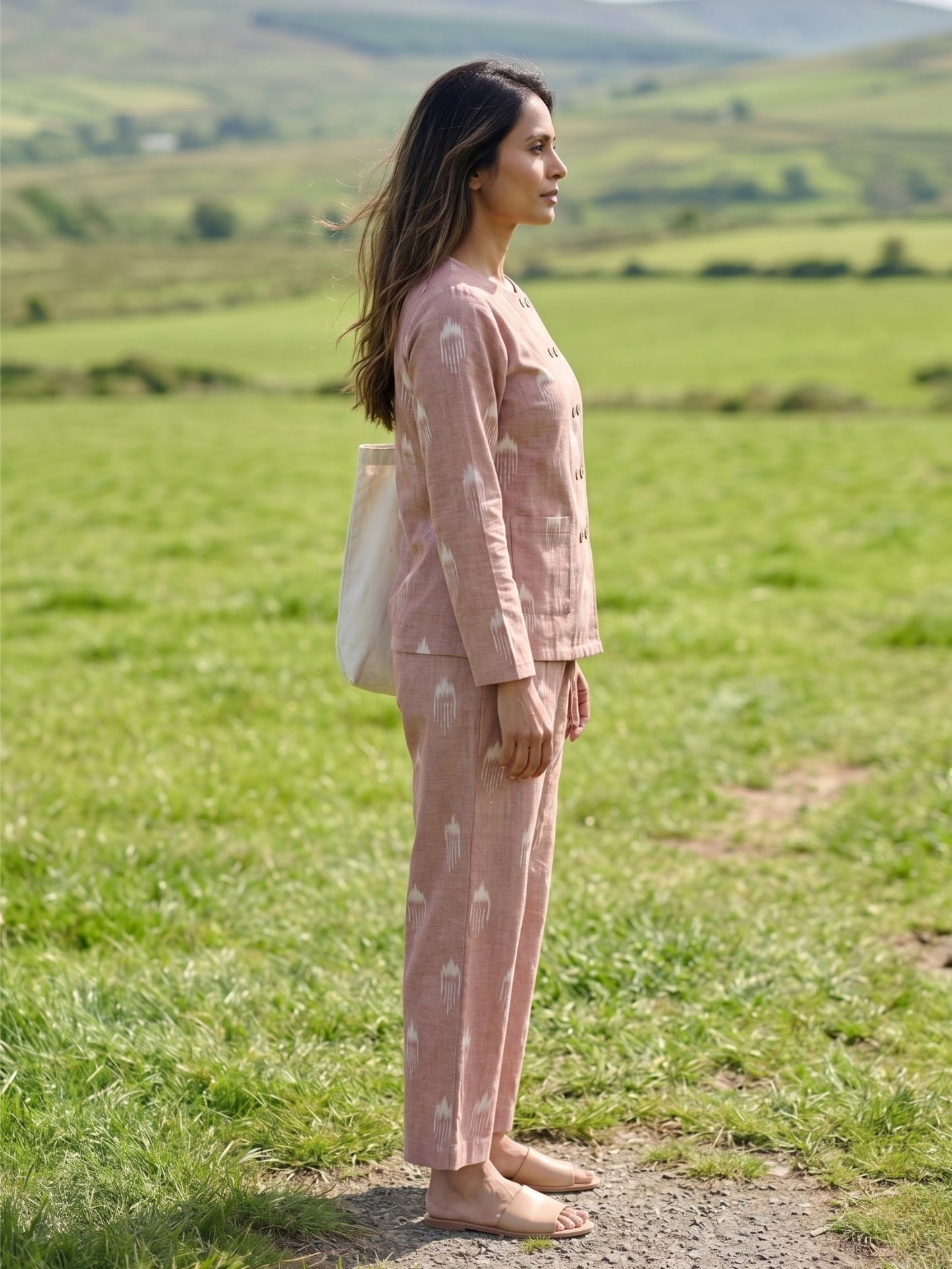 Darzaania Soft Rain Cotton Co-ord Set