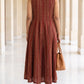 Ankle length cotton maxi dresses for women of all sizes S to 6XL by Darzaania