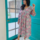 Darzaania Anvika Block Print Cotton Dress