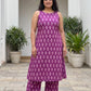 Orchid Weave Ikat Cotton Co-ord Set