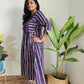 Pure cotton Striped Dress for women