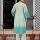 Ombre Kurta set back view