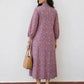 Pink midi pure cotton dress