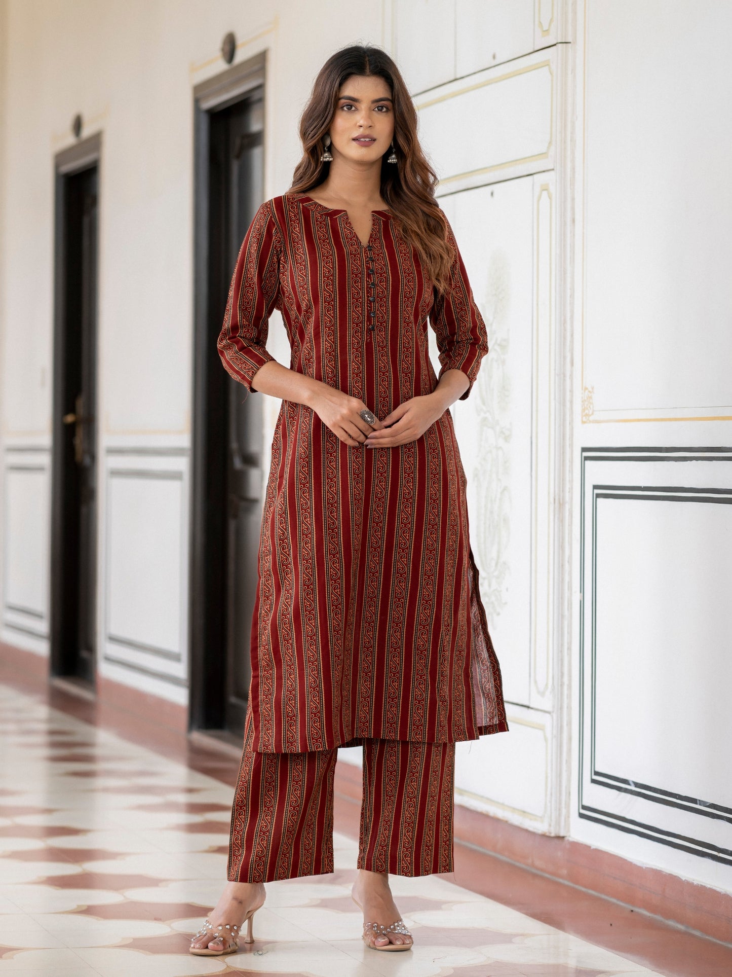 Darzaania Zaira Pure Cotton Kurta Set