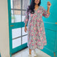 Darzaania Anvika Block Print Cotton Dress