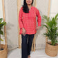 Orange Ikat cotton top online