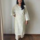 Darzaania Amaira Embroidered Kurta with Pants (Set)