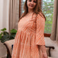 Neroli Batik Work Handblocked Cool Cotton Dress