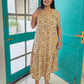 Darzaania Kaya Pure Cotton Kalamkari Long Dress