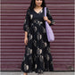Darzaania black resort wear dress for women of all sizes S to 6XL 