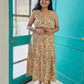 Darzaania Kaya Pure Cotton Kalamkari Long Dress