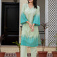 Ombre Print Kurta set in regular to plus sizes by Darzaania