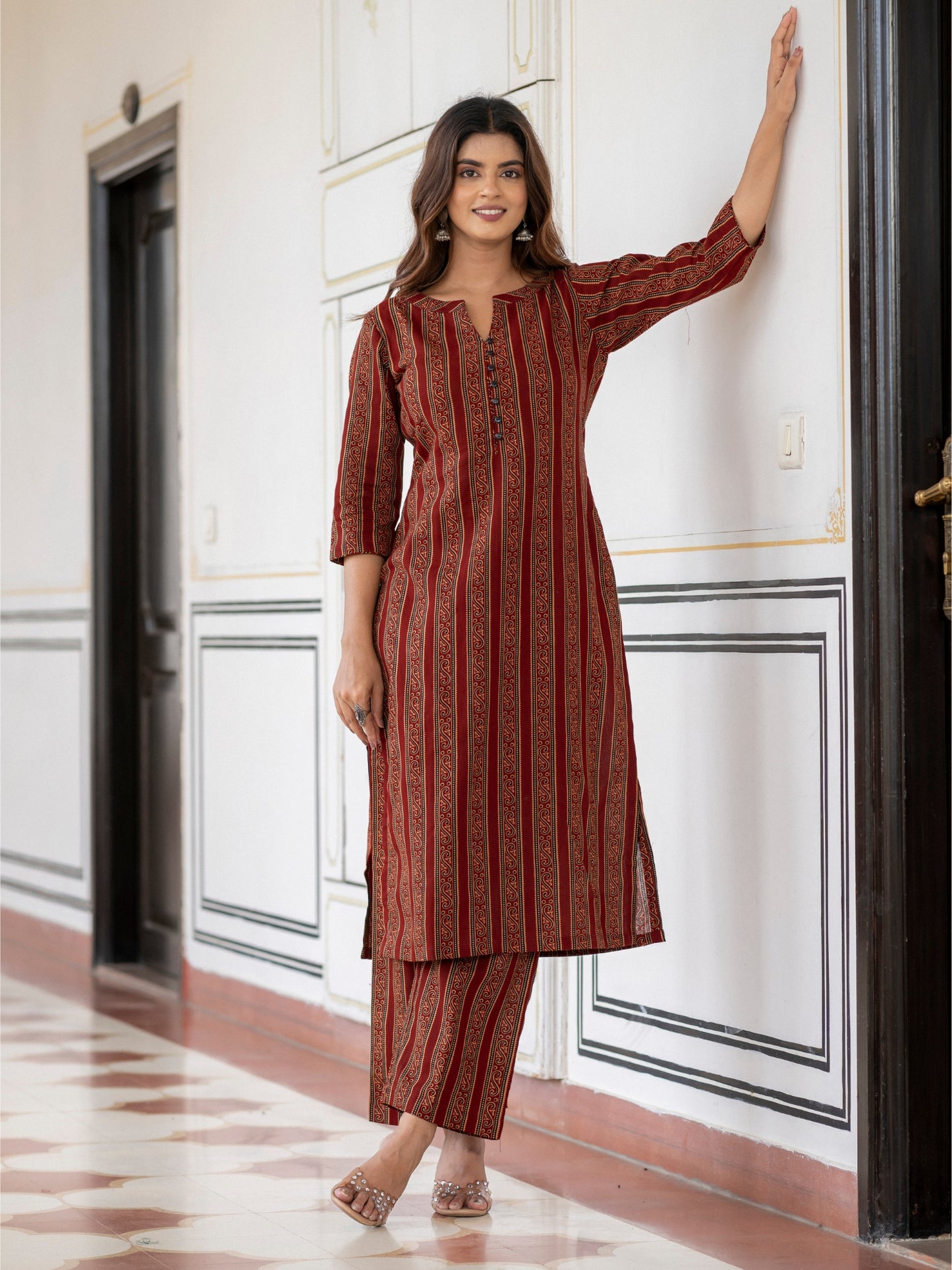 Darzaania Zaira Pure Cotton Kurta Set