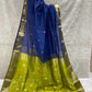 Maheshwari Blue color Festival Edition Saree
