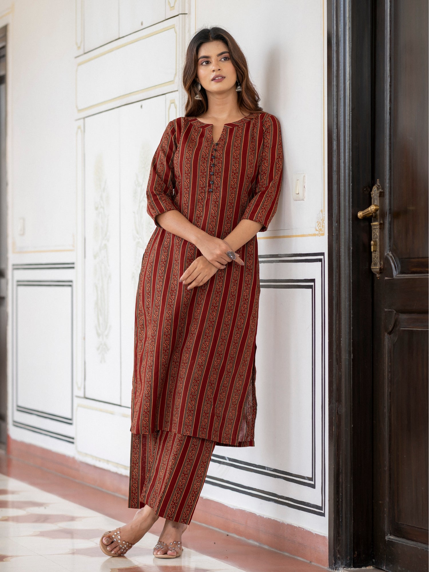 Darzaania Zaira Pure Cotton Kurta Set