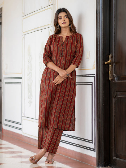 Darzaania Zaira Pure Cotton Kurta Set