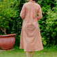 Darzaania Avni Collared Button Down Dress