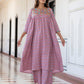 Darzaania Navira Pure Cotton Kurta with Palazzo Pants