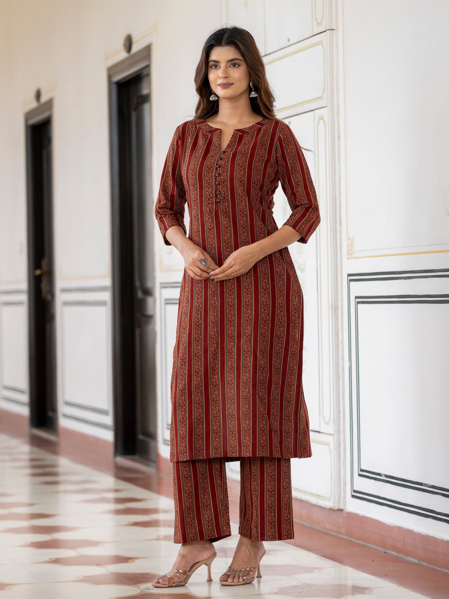 Darzaania Zaira Pure Cotton Kurta Set