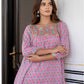 Darzaania Navira Pure Cotton Kurta with Palazzo Pants